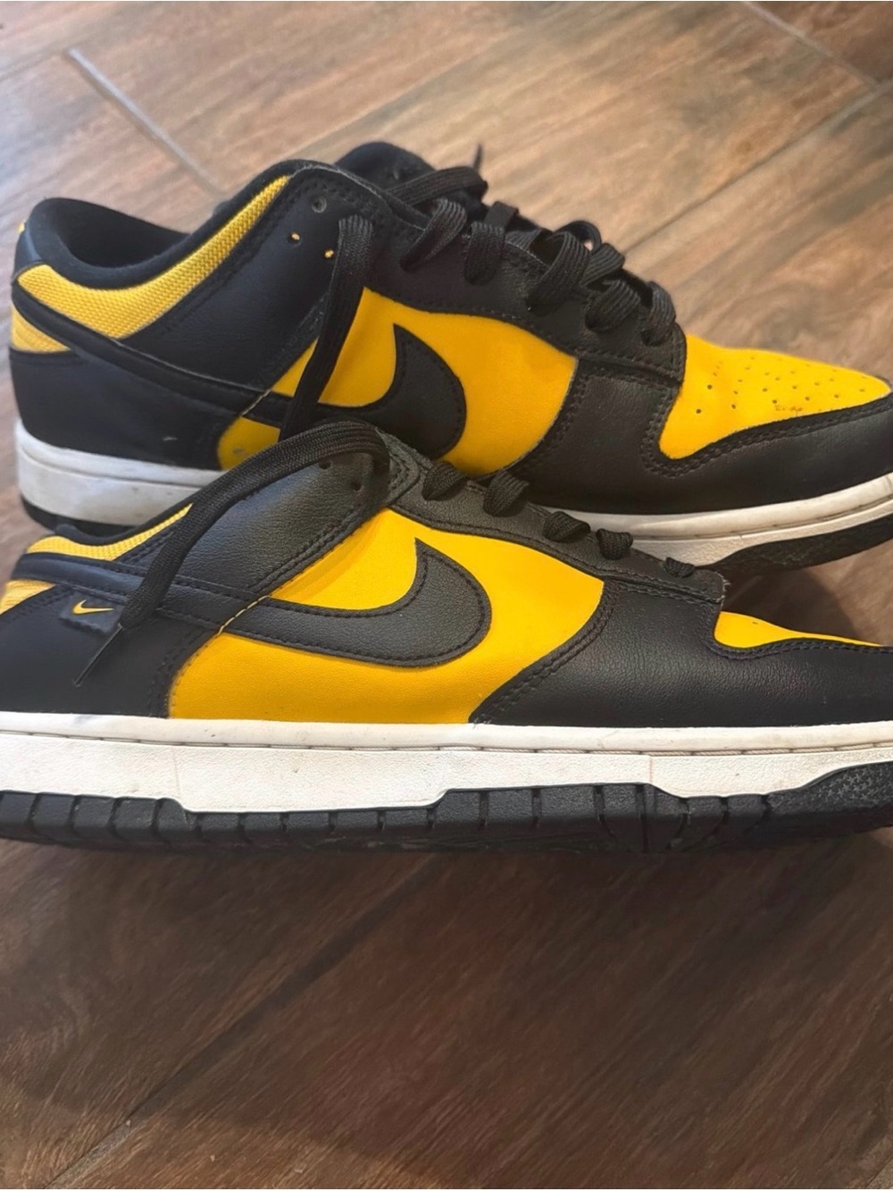 Nike Dunk Low "Panda" Black Yellow Men's Shoes